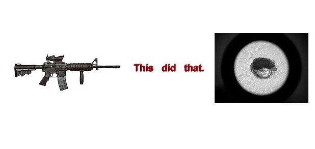 Resistant to bullets.