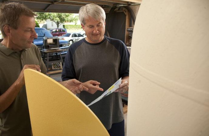 This door swings out.